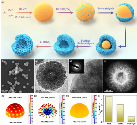深圳大学化学与环境工程学院何传新教授课题组在《Angew. Chem. Int. Ed.》发表有关高效电催化水分解的研究论文